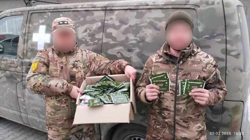 26.02.2025 Громадський дипломат ГО &laquo;Міжнародна дипломатична місія &laquo;ОБСЕ&raquo; Сергій Савчук з волонтерами передав допомогу нашим захисникам!