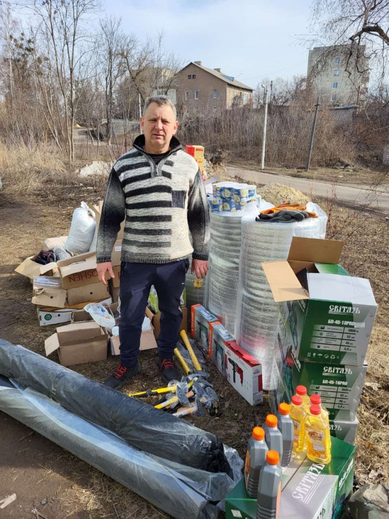 14.03.2025 Продовжуємо робити добрі справи. Знову в дорозі! Громадський дипломат ГО &laquo;Міжнародної Дипломатичної Місії &laquo;ОБСЕ&raquo; Приходько Григорій Дмитрович з волонтерами привіз допомогу нашим захисникам.