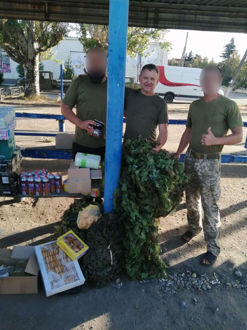 30.09.2024 Продовжуємо робити добрі справи. Знову в дорозі! Громадський дипломат ГО &laquo;Міжнародної Дипломатичної Місії &laquo;ОБСЕ&raquo; Приходько Григорій Дмитрович з волонтерами привіз маскувальні сітки та іншу допомогу нашим захисникам.