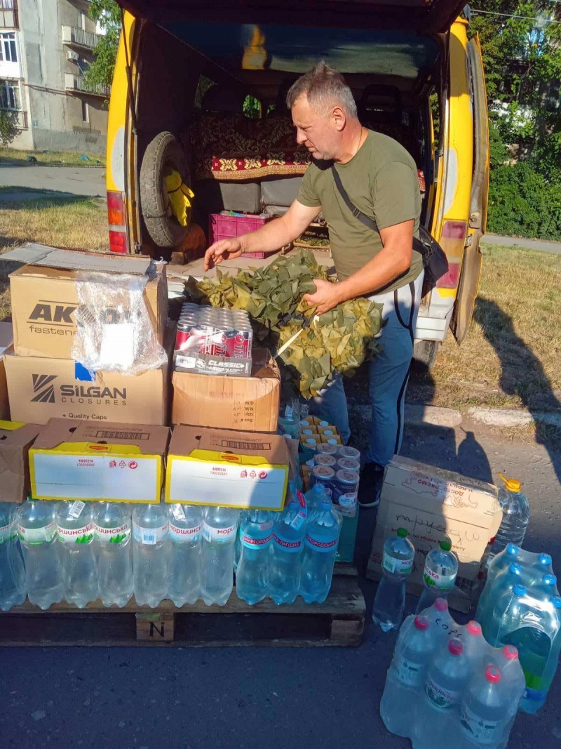 14.08.2024 Продовжуємо робити добрі справи. Знову в дорозі! Громадський дипломат ГО &laquo;Міжнародної Дипломатичної Місії &laquo;ОБСЕ&raquo; Приходько Григорій Дмитрович з волонтерами привіз допомогу нашим захисникам на Донбас.