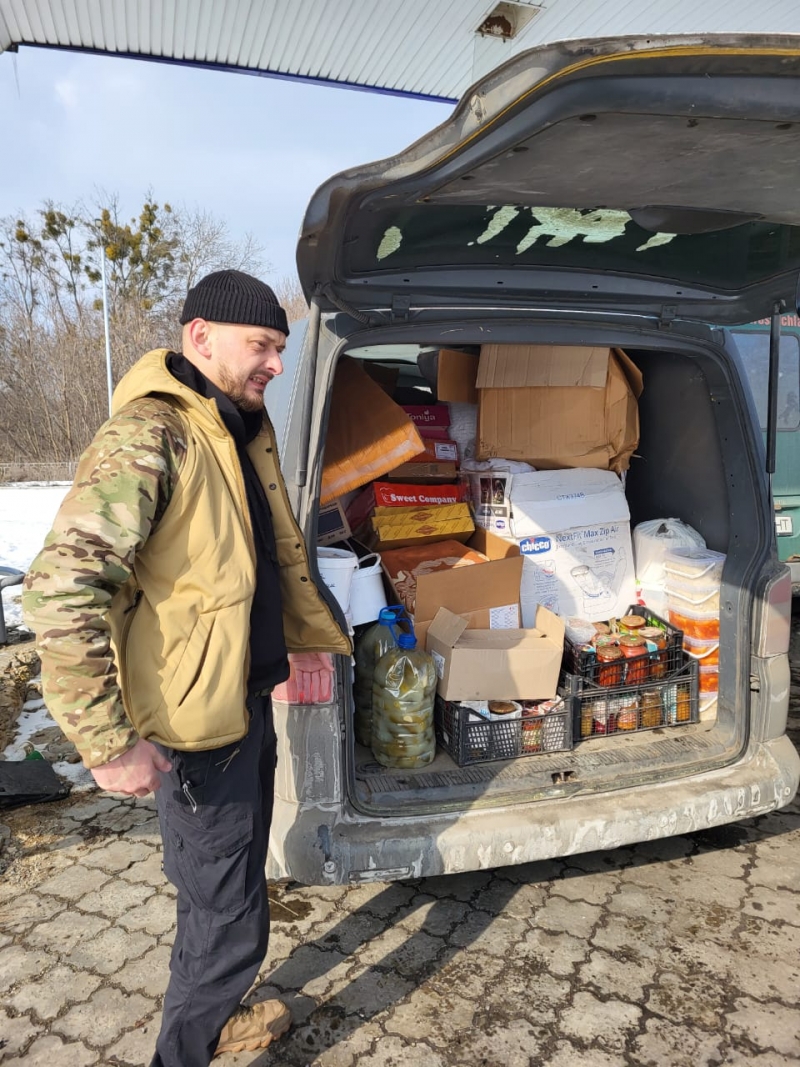 27.02.2025 Продовжуємо робити добрі справи. Знову в дорозі! Громадський дипломат ГО &laquo;Міжнародної Дипломатичної Місії &laquo;ОБСЕ&raquo; Приходько Григорій Дмитрович з волонтерами привіз допомогу нашим захисникам.
