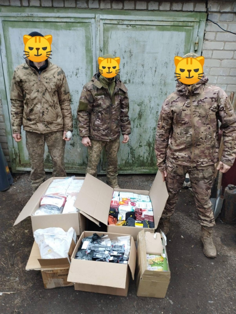 4.01.2025 Громадський дипломат ГО &laquo;Міжнародна дипломатична місія &laquo;ОБСЕ&raquo; Сергій Савчук з волонтерами передав медичні препарати нашим захисникам.