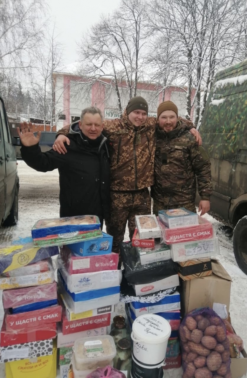13.02.2025 Продовжуємо робити добрі справи. Знову в дорозі! Громадський дипломат ГО &laquo;Міжнародної Дипломатичної Місії &laquo;ОБСЕ&raquo; Приходько Григорій Дмитрович з волонтерами привіз допомогу нашим захисникам.