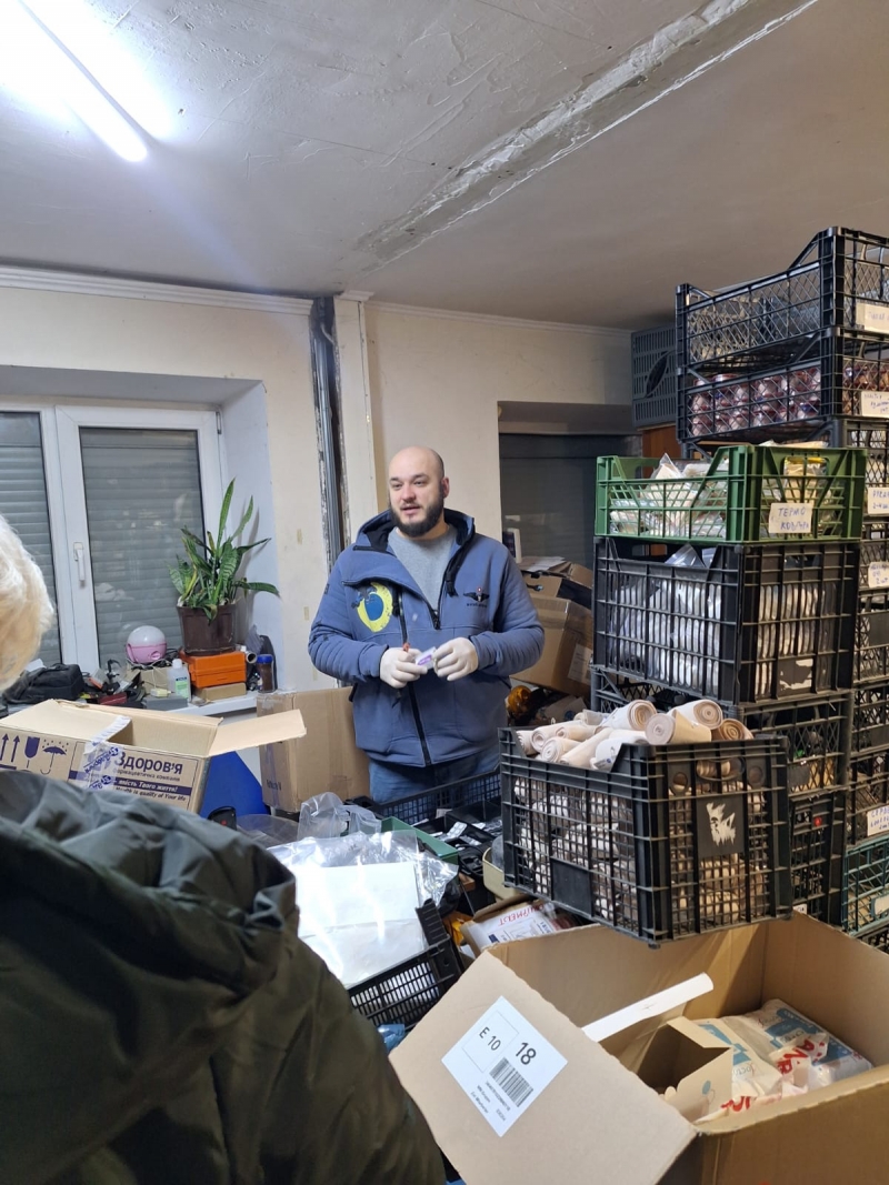 25.01.2025 Громадський дипломат ГО &laquo;Міжнародна дипломатична місія &laquo;ОБСЕ&raquo; Сергій Савчук з волонтерами збирає медичні комплекти нашим захисникам!