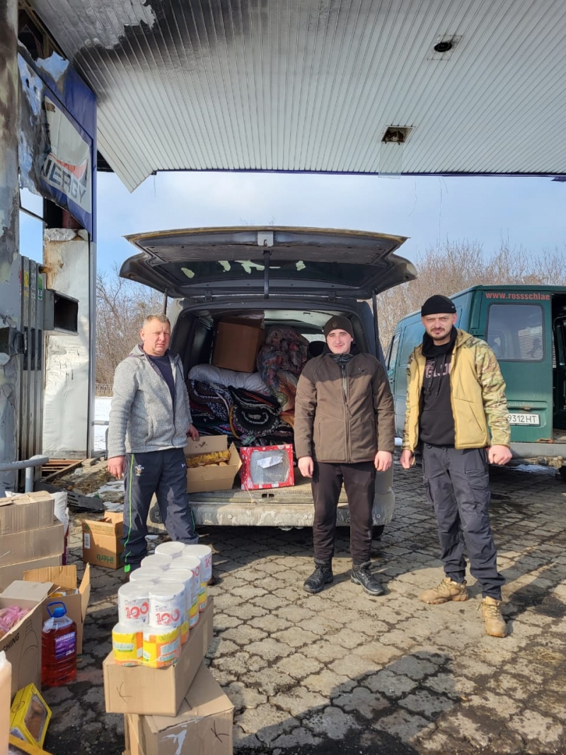 1.03.2025 Продовжуємо робити добрі справи. Знову в дорозі! Громадський дипломат ГО &laquo;Міжнародної Дипломатичної Місії &laquo;ОБСЕ&raquo; Приходько Григорій Дмитрович з волонтерами привіз допомогу нашим захисникам.
