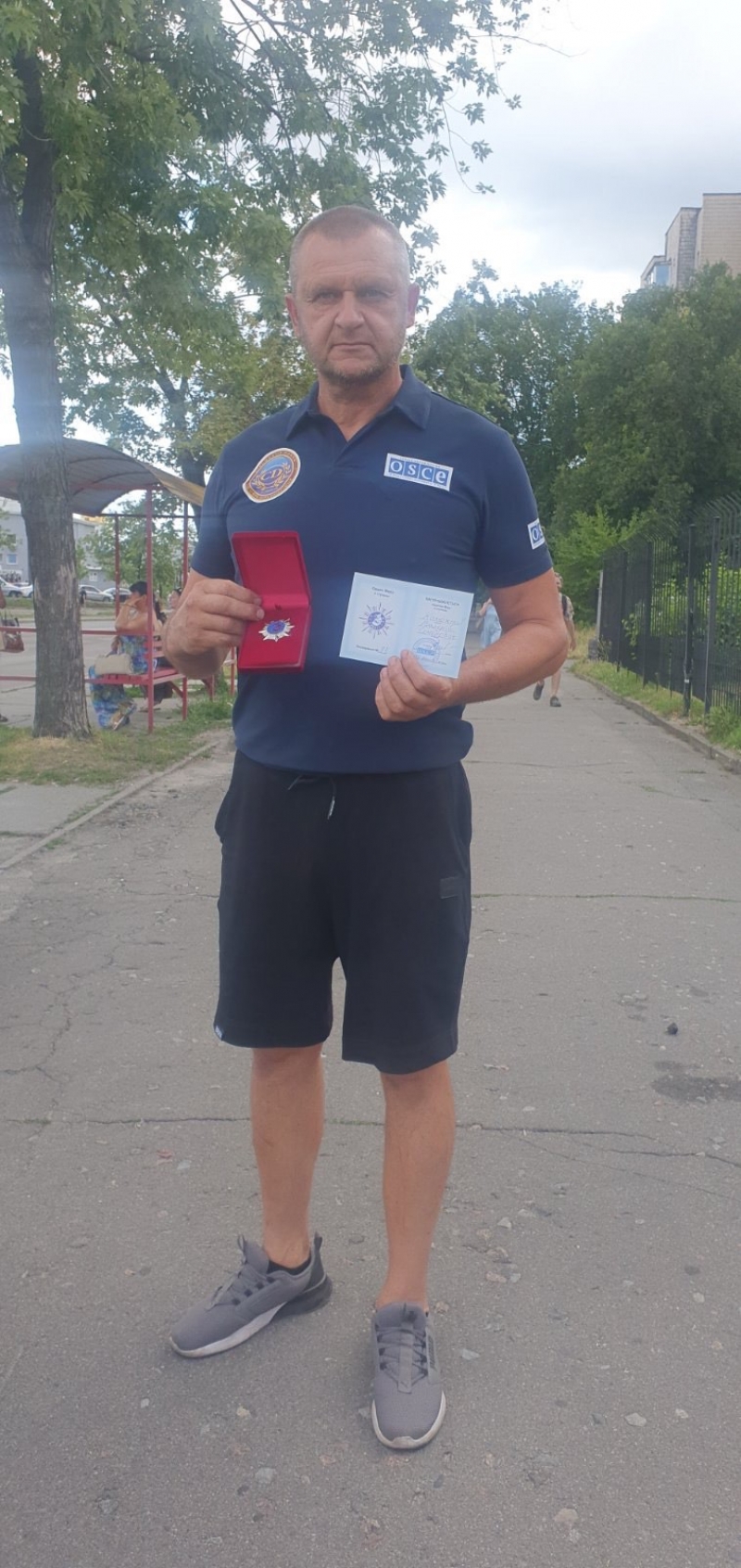 24.07.2024 Керівництво ГО &laquo;Міжнародної Дипломатичної Місії &laquo;ОБСЕ&raquo; нагородило громадського дипломата ГО &laquo;Міжнародна дипломатична місія &laquo;ОБСЕ Калюжного Валерія Семеновича орденом &laquo;Миру&raquo; другого ступеню.